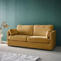 2-Sitzer-Sofa mit abnehmbaren Stoffbezügen