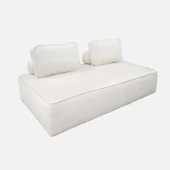 2-Sitzer Sofa mit Bouclé-Bezug für ein modulares Sofa