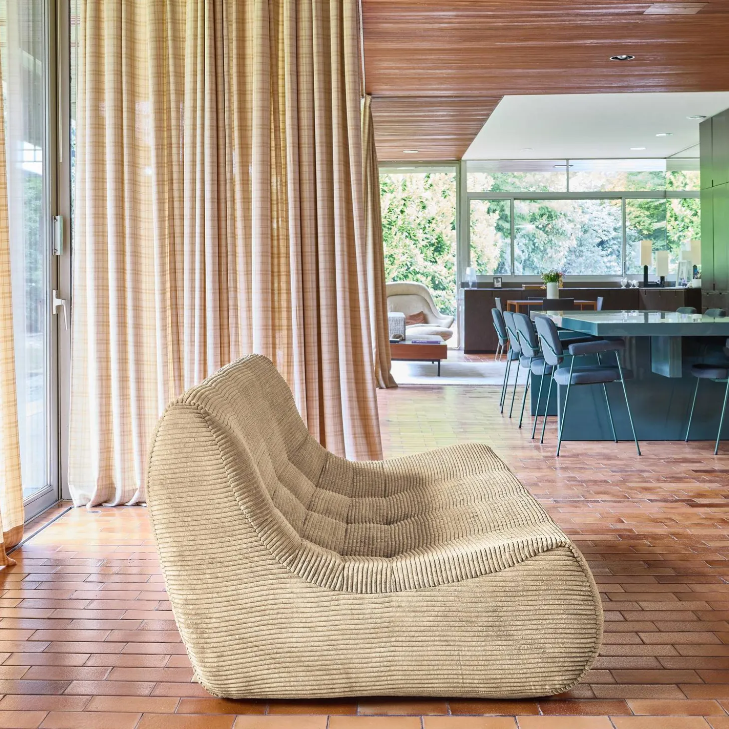 3-Sitzer Sofa mit Cordbezug