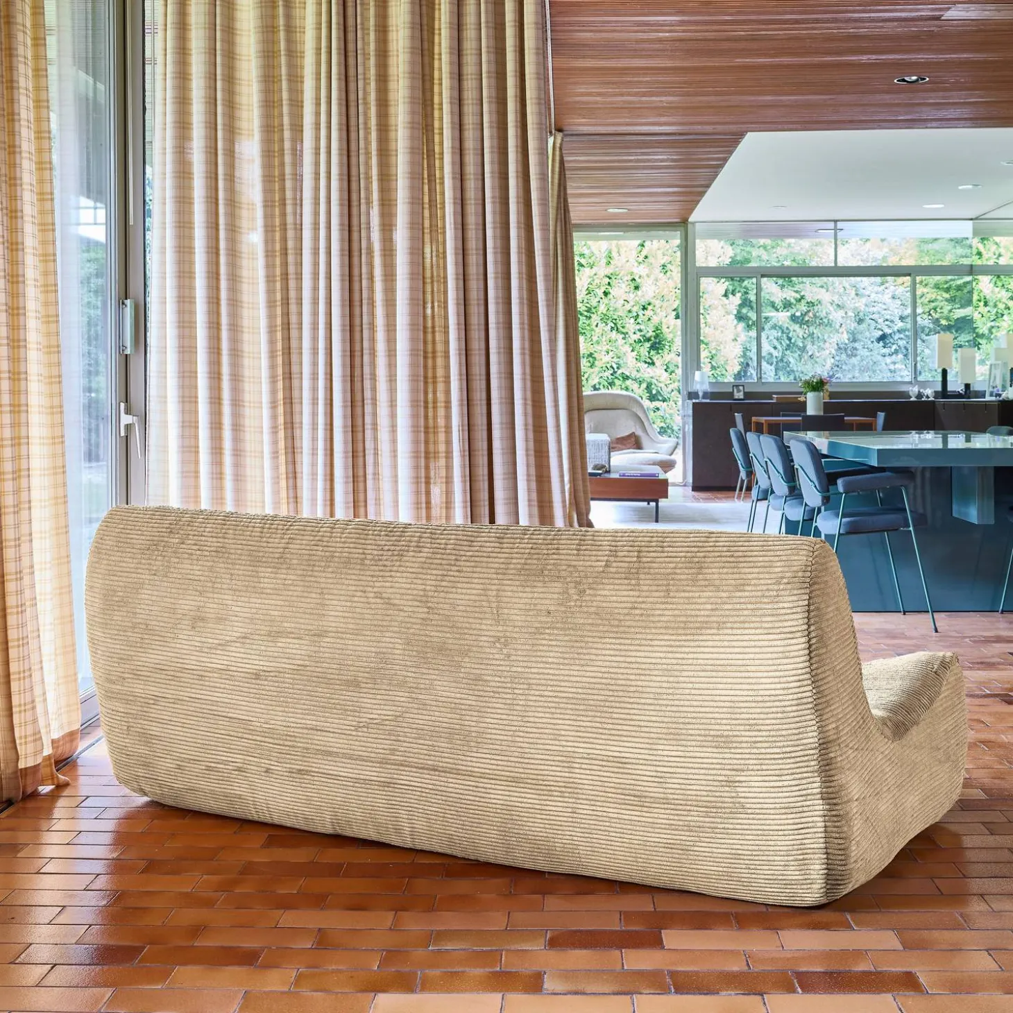 3-Sitzer Sofa mit Cordbezug