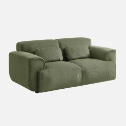2-Sitzer-Sofa mit Cordbezug