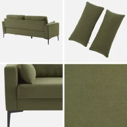 3-Sitzer-Sofa mit Cordbezug