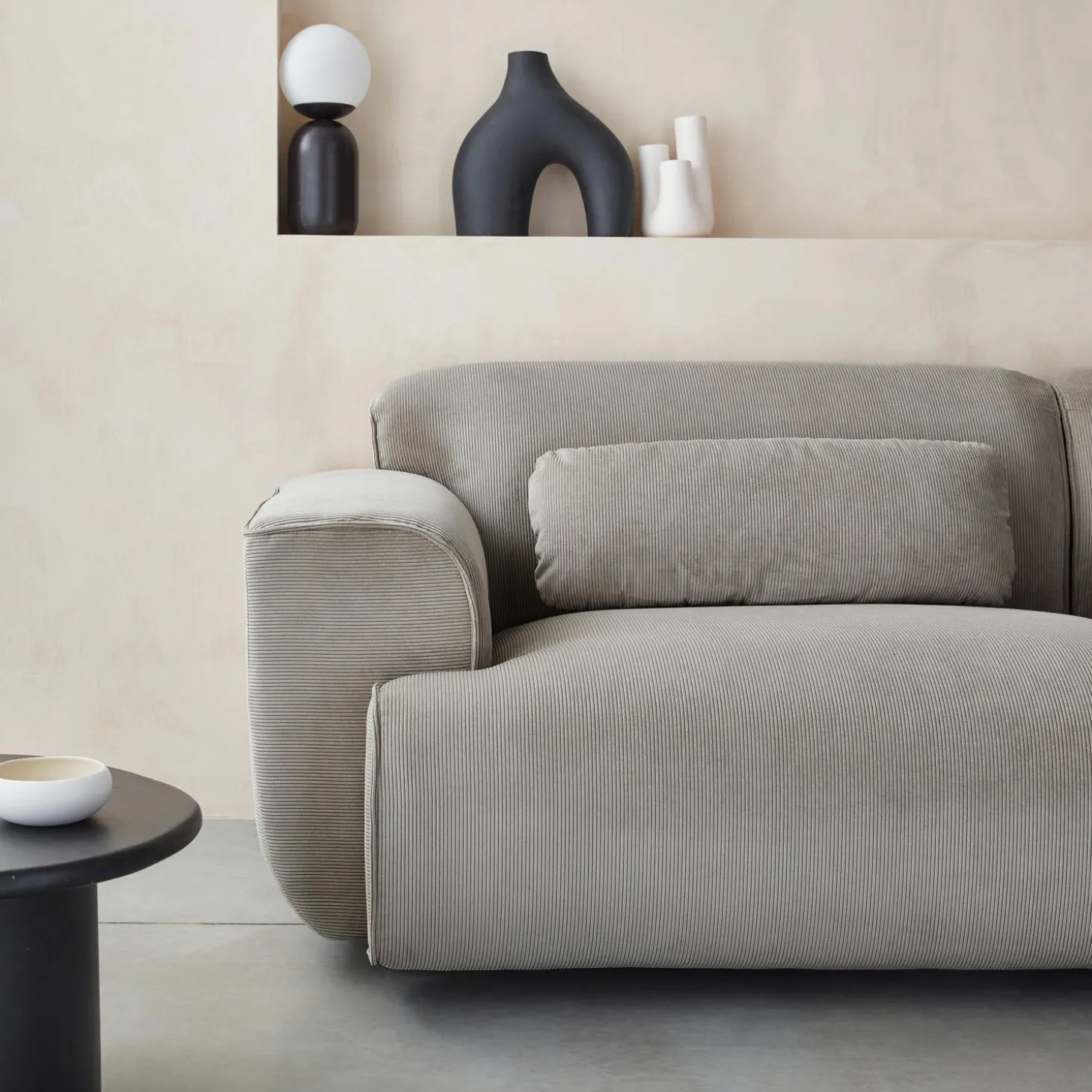 3-Sitzer-Sofa mit Cordbezug