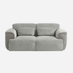 2-Sitzer-Sofa mit Cordbezug