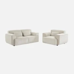 2-Sitzer-Sofa mit Cordbezug