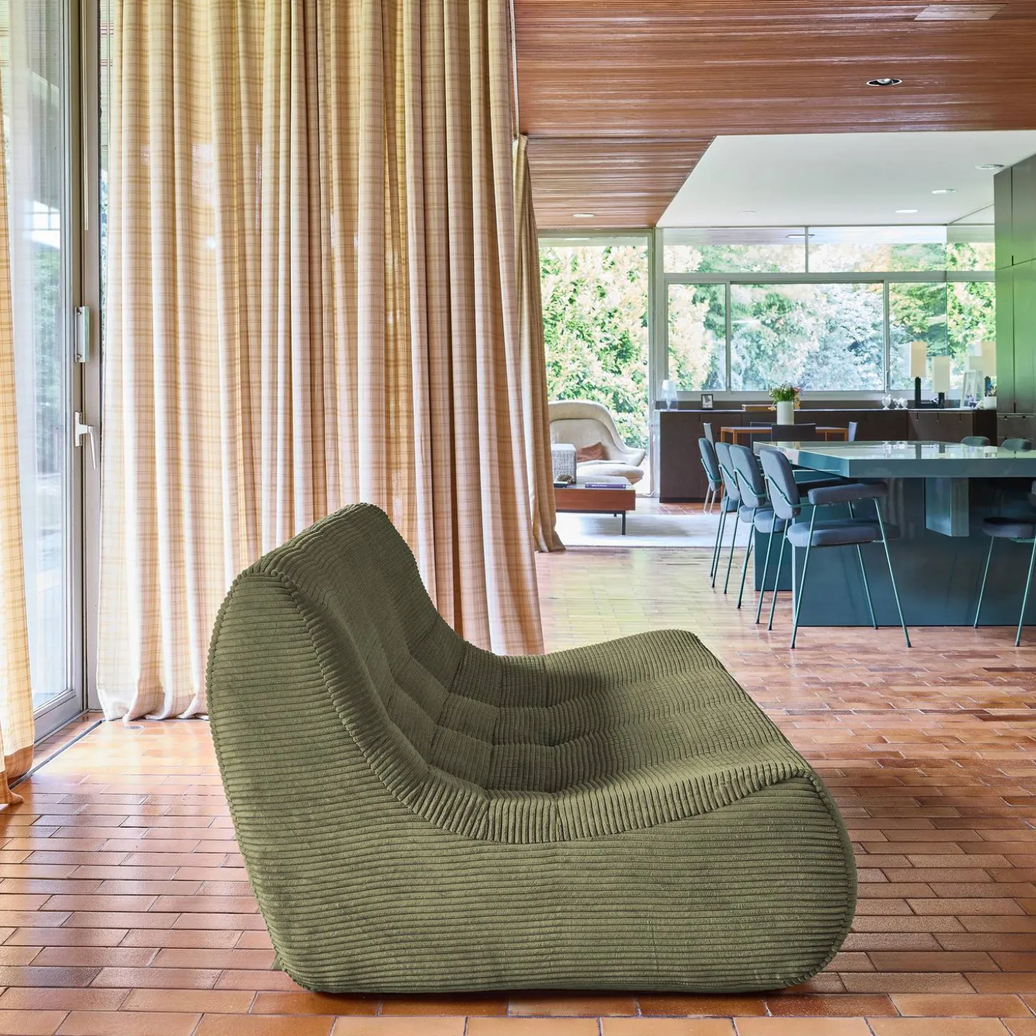 3-Sitzer Sofa mit Cordbezug