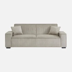 3-Sitzer-Sofa mit Schlaffunktion und Cordbezug