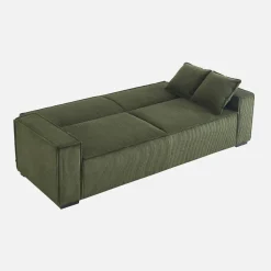 3-Sitzer-Sofa mit Schlaffunktion und Cordbezug