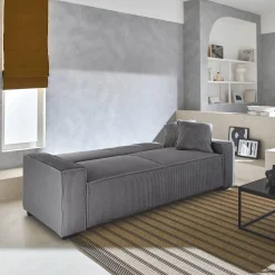 3-Sitzer-Sofa mit Schlaffunktion und Cordbezug