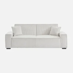 3-Sitzer-Sofa mit Schlaffunktion und Cordbezug