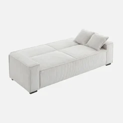 3-Sitzer-Sofa mit Schlaffunktion und Cordbezug