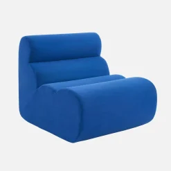 2-Sitzer Sofa mit Sessel und Hocker