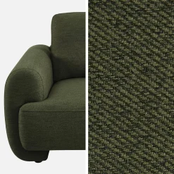 2-Sitzer Sofa mit Stoffbezug