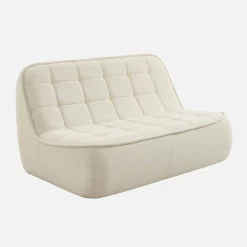 2-Sitzer Sofa mit strukturiertem Bouclé-Bezug