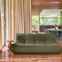 3-Sitzer Sofa mit strukturiertem Bouclé-Bezug