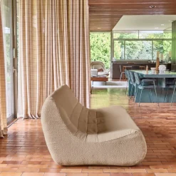 3-Sitzer Sofa mit strukturiertem Bouclé-Bezug