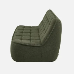 2-Sitzer Sofa mit strukturiertem Bouclé-Bezug