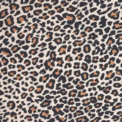 Skandinavischer Sessel aus Hevea-Holz mit Leopardenmuster