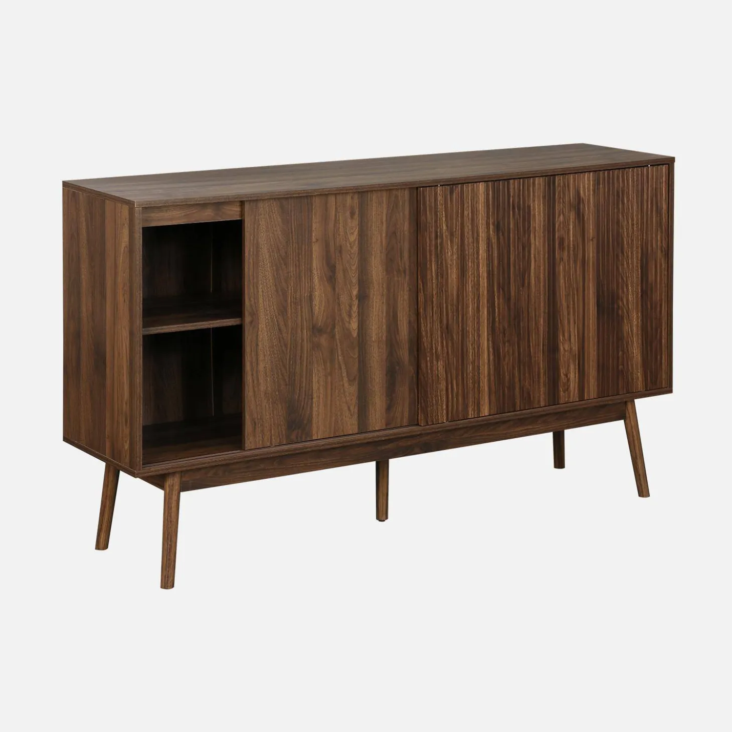 Skandinavisches Sideboard mit Holzdekor B 150 cm