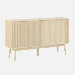 Skandinavisches Sideboard mit Holzdekor B 150 cm