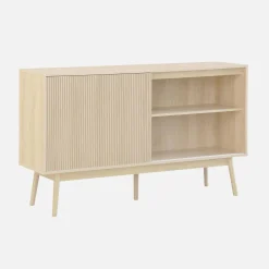 Skandinavisches Sideboard mit Holzdekor B 150 cm