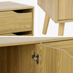 Skandinavisches Sideboard mit 2 Türen 160 cm