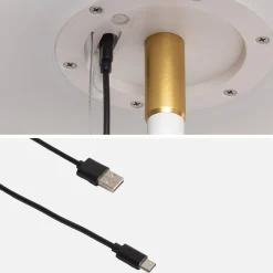 Solar-LED-Stehlampe für draußen H 150 cm