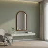 Spiegel Bogenform Kiefernholz