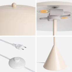 Stehlampe aus Metall für Indoor Ø50cm