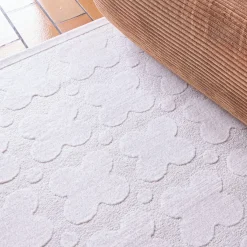 Teppich für den Innenbereich mit grafischem Muster cremefarben