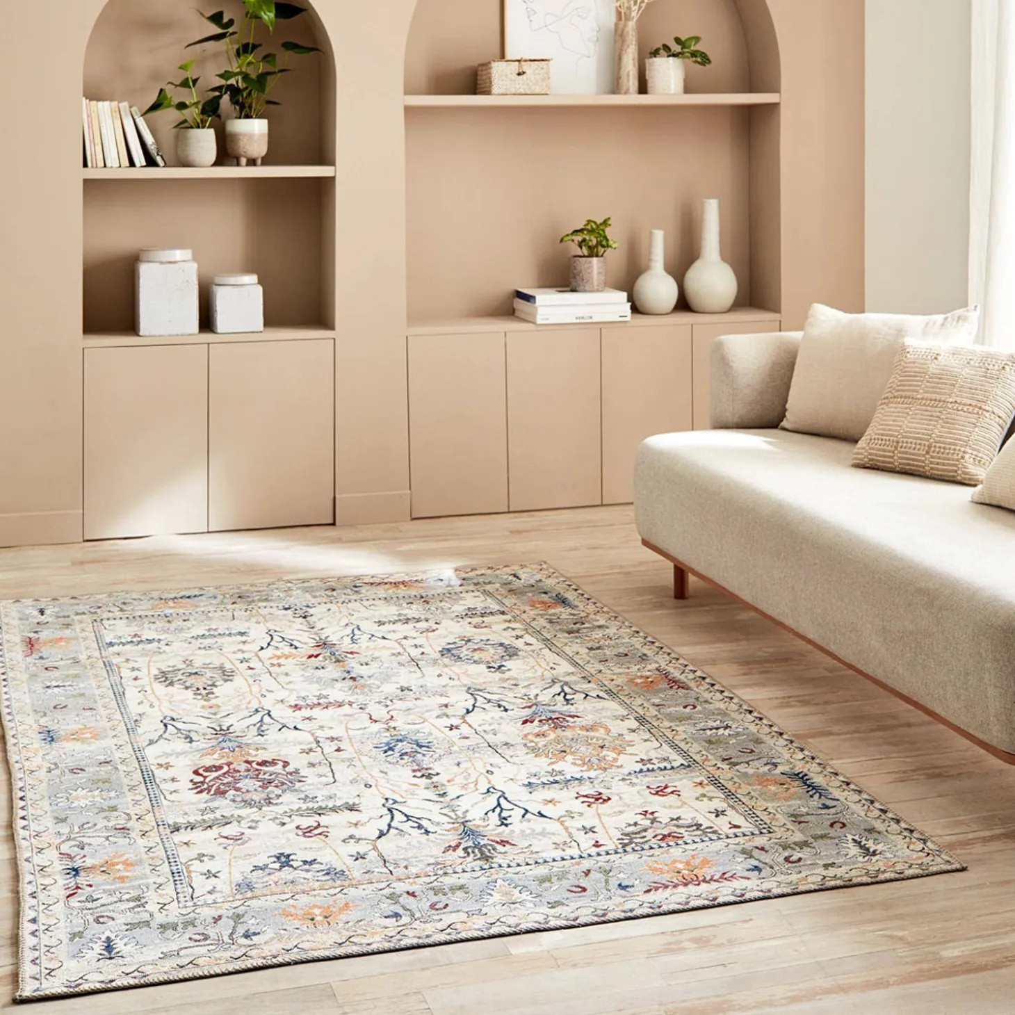 Teppich im orientalischen / persischen Stil für den Innenbereich, mehrfarbig