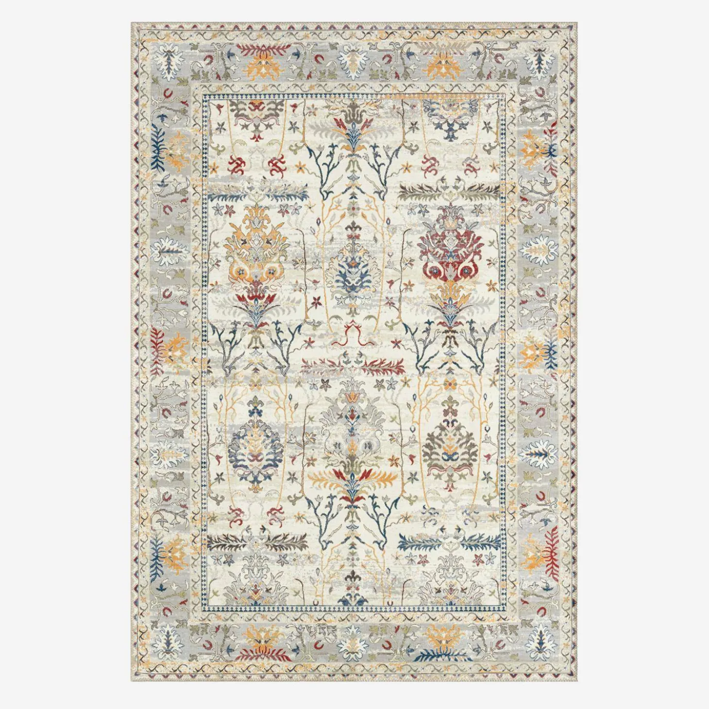 Teppich im orientalischen / persischen Stil für den Innenbereich, mehrfarbig