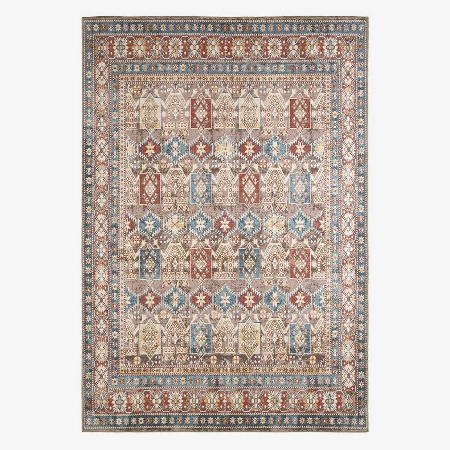 Teppich im orientalischen / persischen Stil, mehrfarbig