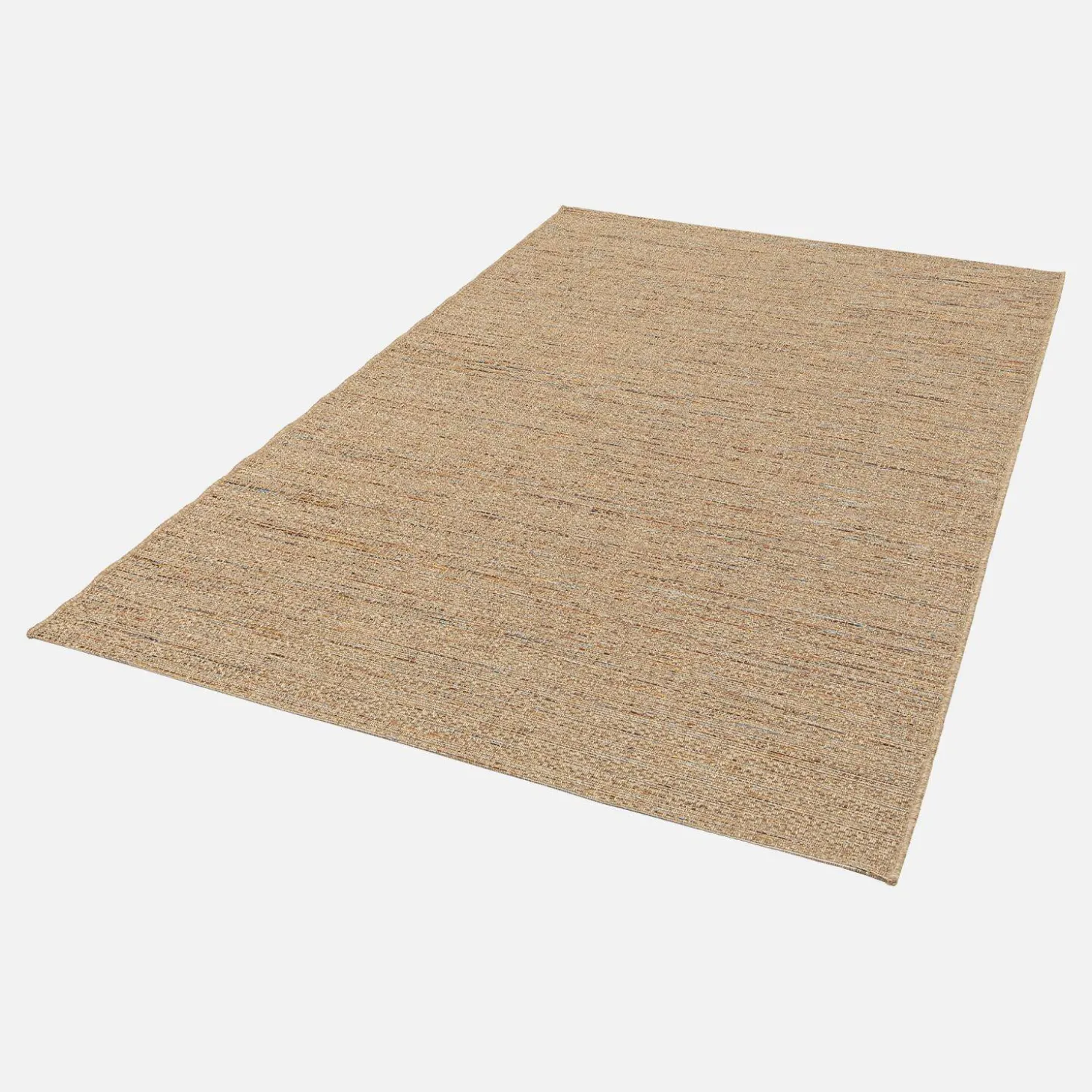 Teppich innen/außen mit hellem Jute-Look