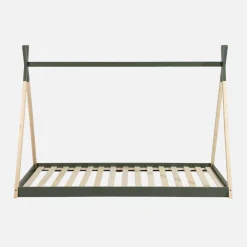 Tipi-Kinderbett 90 x 190 cm Kiefernholz mit Lattenrost