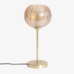 Tischlampe aus Metall und Glas für drinnen Ø 20 cm