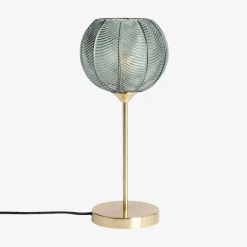 Tischlampe aus Metall und Glas für drinnen Ø 20 cm