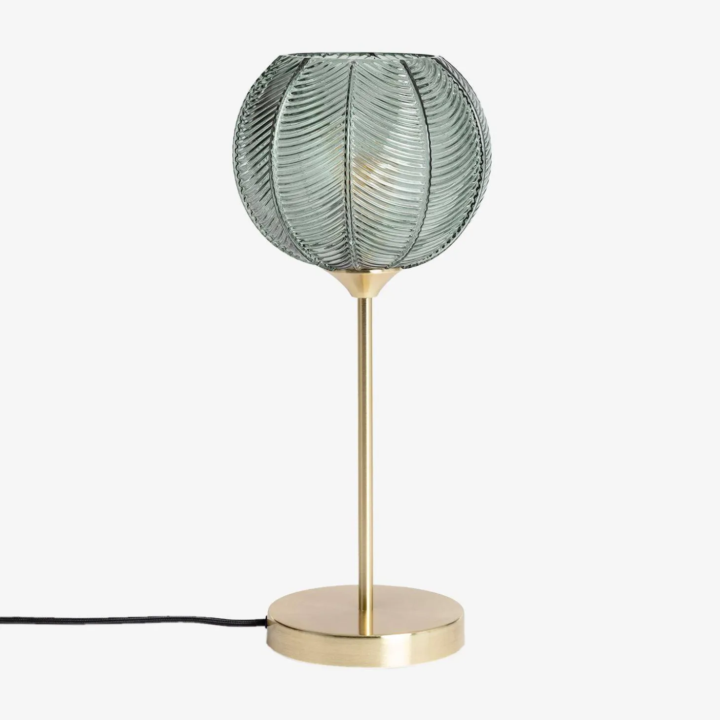Tischlampe aus Metall und Glas für drinnen Ø 20 cm