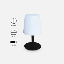 TISCHLAMPE LED 28CM Ø 16CM - LAMPADA S COLOR