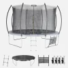 Trampolin 370cm internes Sicherheitsnetz und Komplettkit