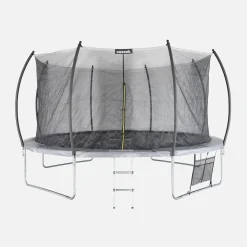 Trampolin 430 cm, internes Sicherheitsnetz und Zubehörpaket