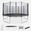 Trampolin Ø460cm mit Sicherheitsnetz und Zubehör