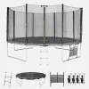 Trampolin Ø430cm mit Sicherheitsnetz und Zubehör