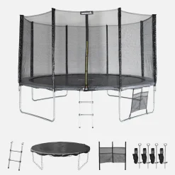 Trampolin Ø400cm -mit Zubehör