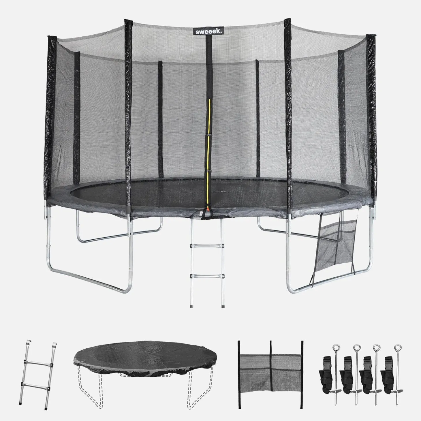 Trampolin Ø400cm -mit Zubehör