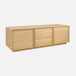 TV-Möbel Holzdekor 3 Türen 140 cm