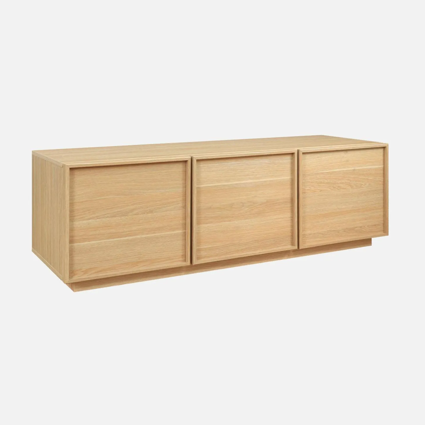 TV-Möbel Holzdekor 3 Türen 140 cm