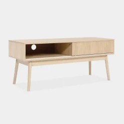 TV-Möbel mit Holzdekor, 2 Schiebetüren