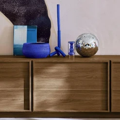 TV-Möbel mit Holzoptik 3 Türen 180 cm