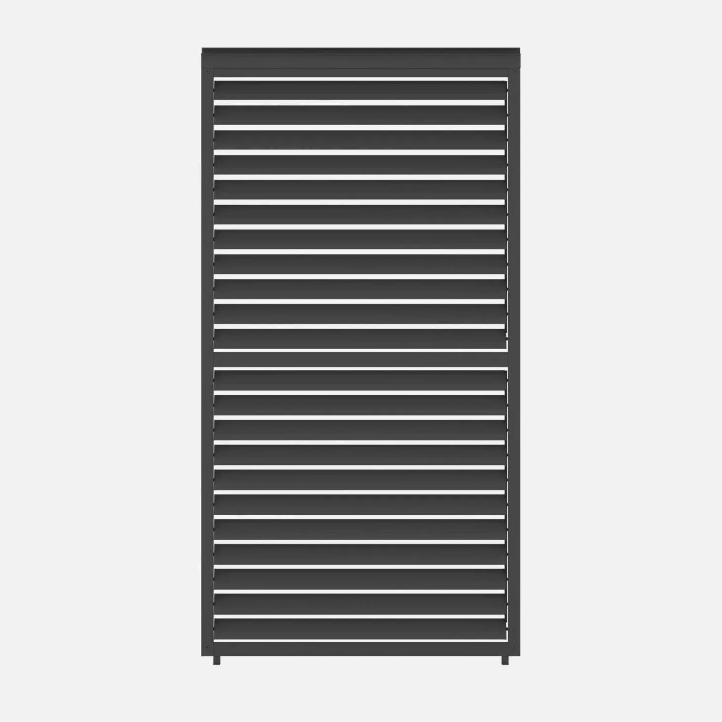 Verstellbare Lamellenwand 130cm für Pergola Triomphe 3x4m